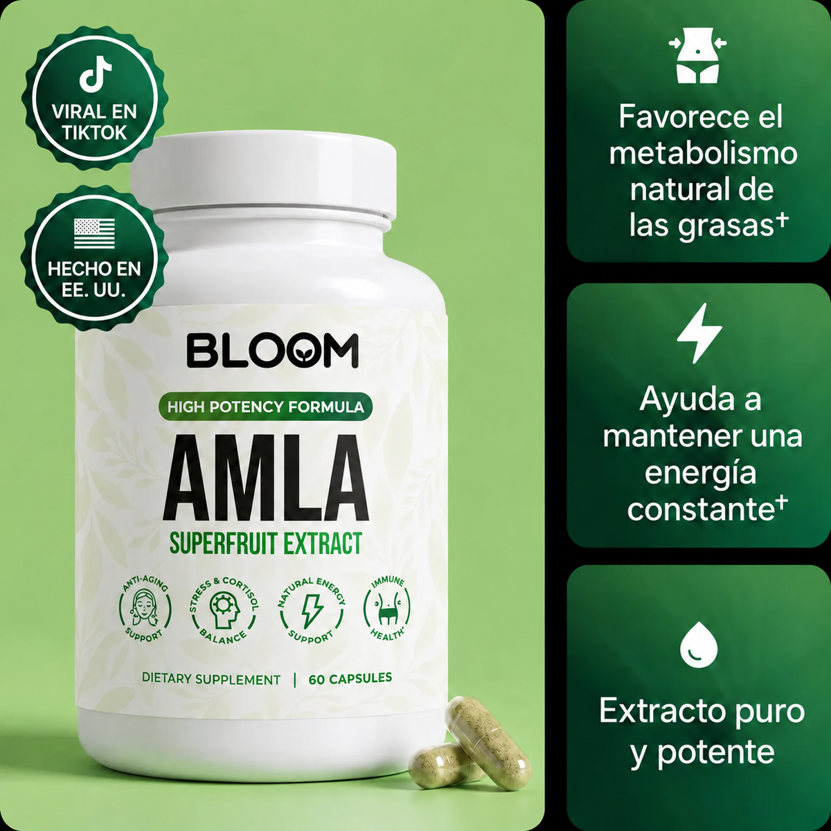 Cápsulas de Amla, la Superfruta